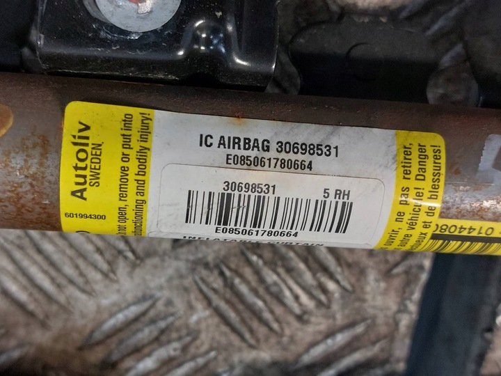 фото №10, Набір подушка безпеки postrzałowy капот ремені штори volvo xc90 i 30737501