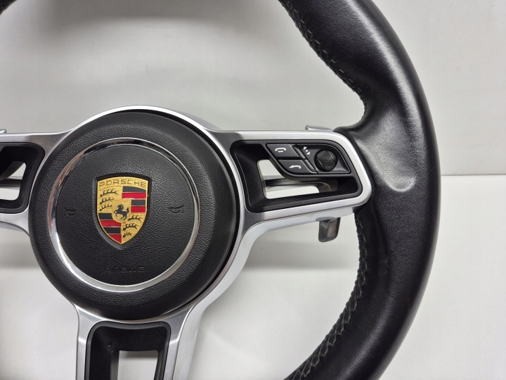 фото №5, Porsche macan 95b руль кожаный подушка водителя подушка оригинал