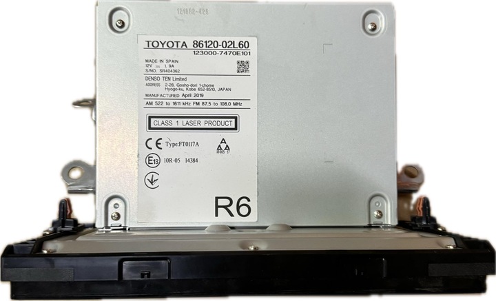 фото №5, Радио cd / панель дисплей toyota corolla e21 sedan - 86120-02l60 - 21r