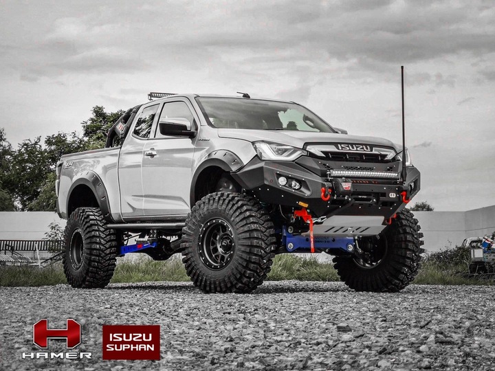 фото №15, Бампер переднее стальной offroad hamer king isuzu d-max 2020-2024