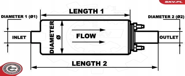 фото №12, Esen skv насос топлива psa 3,0bar. 02skv254 skv