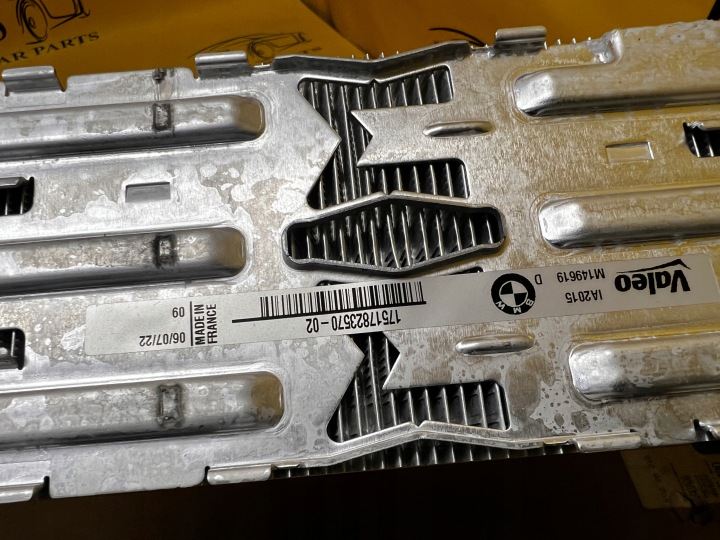 фото №6, Cłodnica повітря інтеркулер bmw x3 f25 x4 f26 нова oem