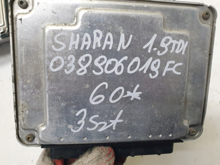 фото №6, Комп'ютер блок керування двигуном (ecu) vw sharan 1.9 tdi 038906019fc 0281010751