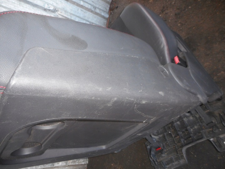 фото №10, Renault espace iv рестайлинг сиденье задний зад полукожа красная nić