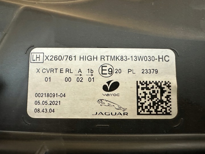 фото №15, Jaguar f-pace x761 xf x260 led high matrix лампа права ліва передня перед