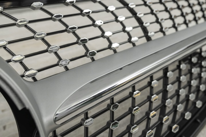 фото №7, Mercedes b-class w246 2014-2018 решітка радіатора diamond serbrny