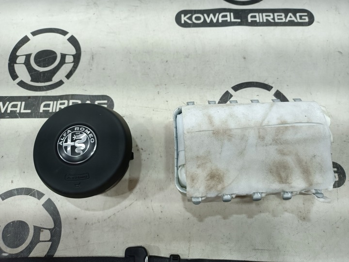 фото №7, Alfa romeo stelvio панель консоль подушка безопасности ремни демонтаж org