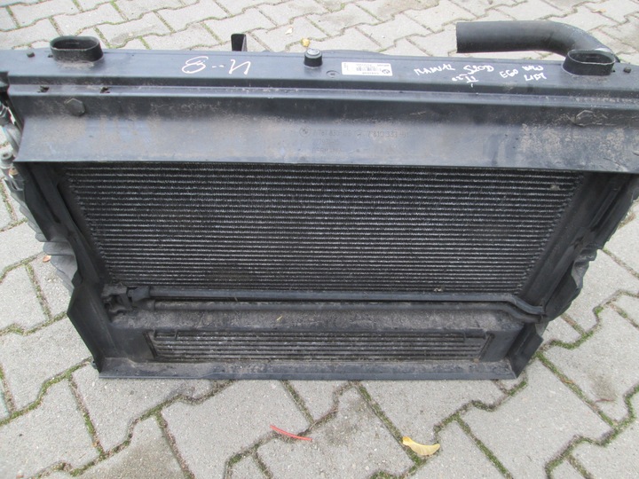 фото №9, Радіатор комплект касета bmw e60 e61 lci 07-10 2.0d 520d механічна коробка передач