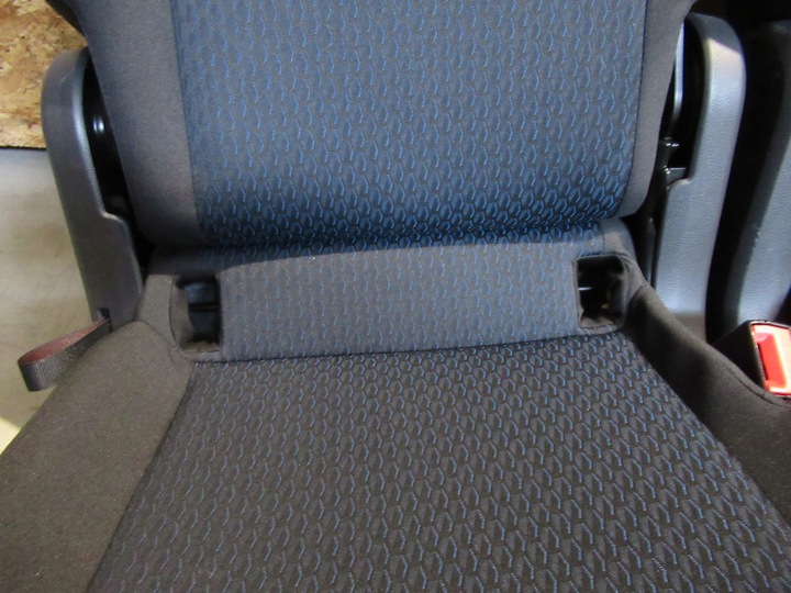 фото №14, Vw caddy iv 4 2k сидіння сидіння диван isofix сині kutamo