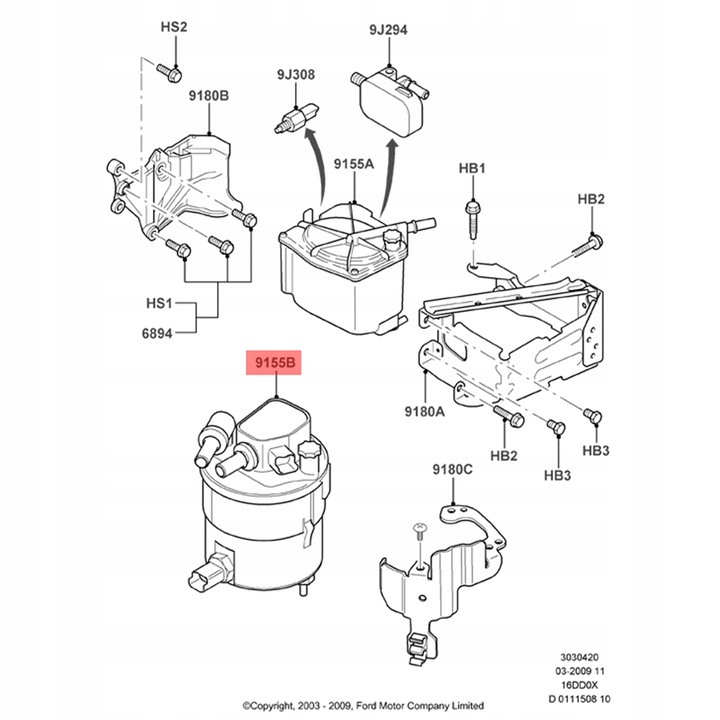 фото №8, Febi 108974 фильтр топлива