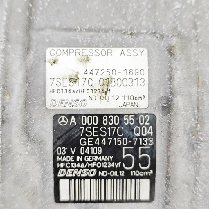 фото №7, Компрессор кондиционера mercedes-benz gls x166 a0008305502 34831615 4.7l