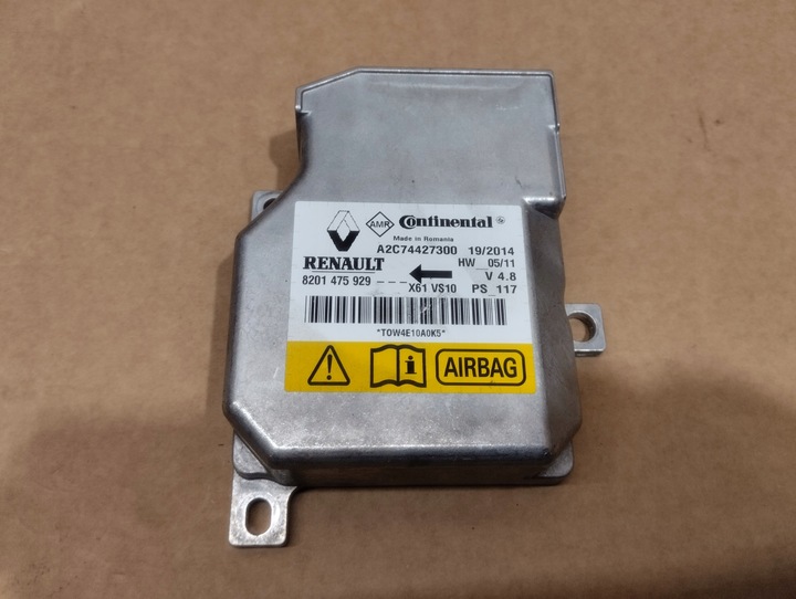 фото №1, Датчик модуль подушка безпеки kangoo iii citan w415 13- 8201475929