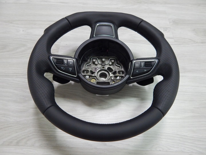 фото №6, Audi a6 a7 4g0 - руль новая кожа sport лепестки 4g0