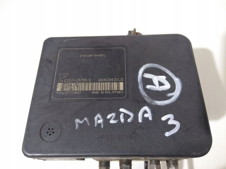 фото №6, Насос abs esp mazda 3 6n61-2c405-aa 06.2102-0477.4