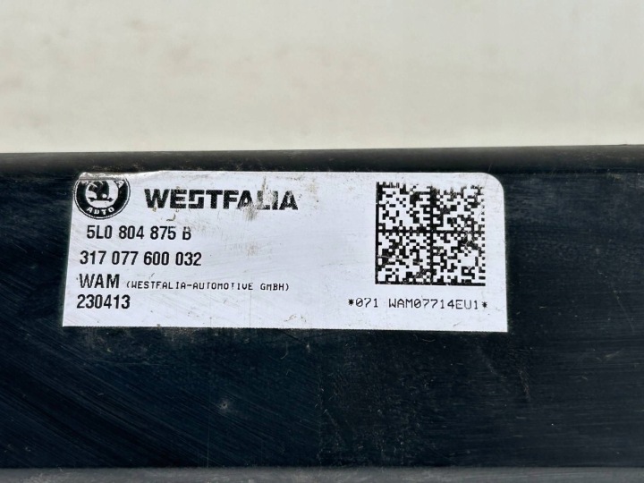 фото №10, Skoda yeti 5l0 hak буксирувальний wypinany 5l0804875b вестфалія