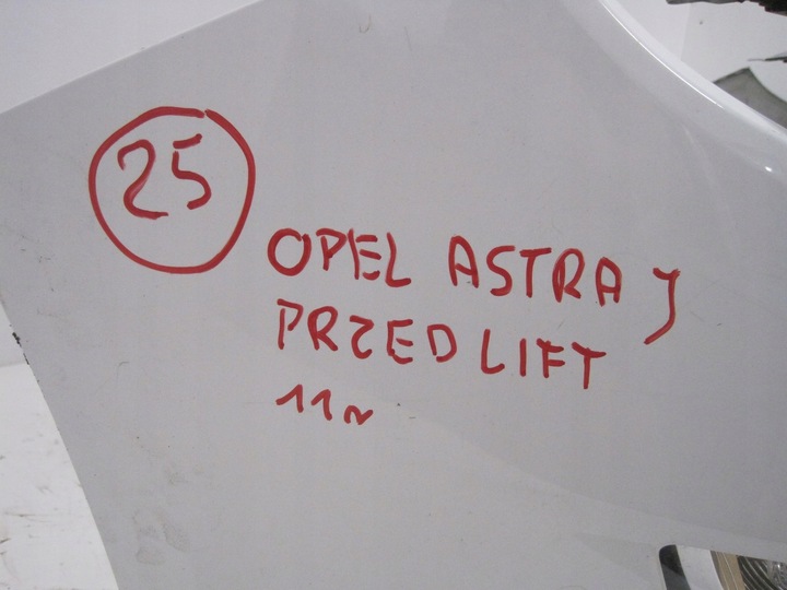 фото №13, Бампер перед переднє opel astra j iv передній рестайлінг 11r