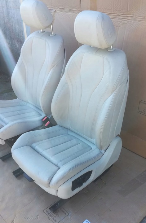 фото №10, Bmw x6 f16 сидіння диван обшивки перед зад м-пакет sport гарний isofix kpl.