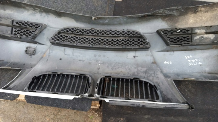 фото №13, Бампер перед переднее bmw e90 e91 рестайлинг 08-12 354 серебряный titan серебро