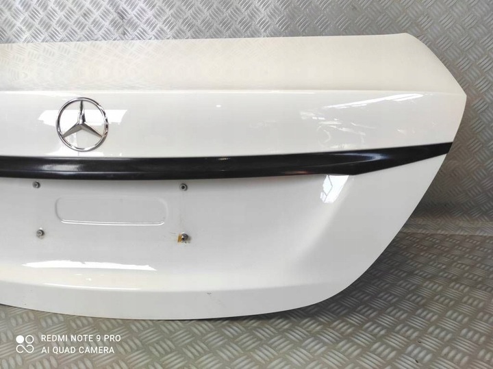 фото №6, Mercedes e класс w213 sedan amg kalpa задняя зад крышка багажника белая