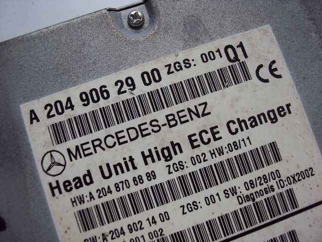 фото №9, Радио навигация mercedes c-klasa w204 08-