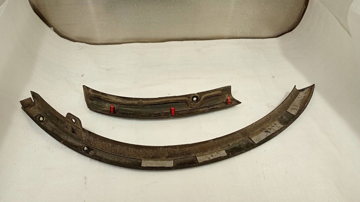 фото №8, Mitsubishi outlander 12-22 планки накладки крила + бампер лівий зад c508