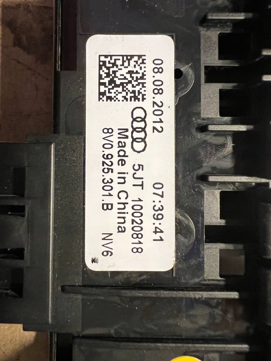 фото №5, Audi a3 8v панель перемикачі 8v0925301b