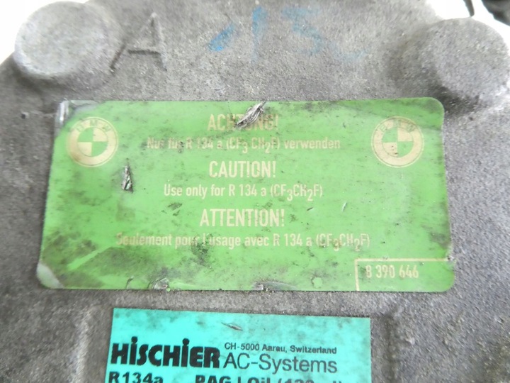 фото №8, Компресор кондиціонера bmw e46 2.0d 8390646