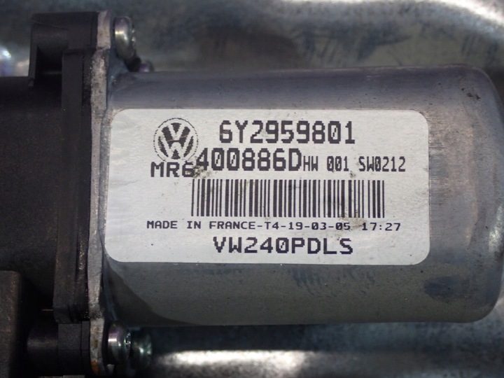 фото №4, Vw polo iv 9n hb 5d 01-05 подъемник стекла перед правый 6y2959801