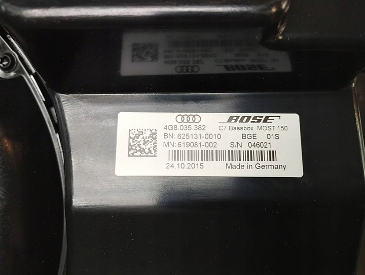 фото №16, Audi a7 4g динаміки набір bose підсилювач 4g5035223c