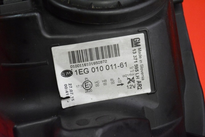фото №8, Фара левое фара передняя eu 13371595 lh opel astra 4 iv j рестайлинг 11-20