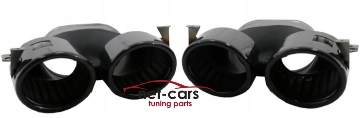 фото №9, Диффузор спойлер mercedes cls c257 18-23 amg cls53 63 чёрный чёрный наконечники