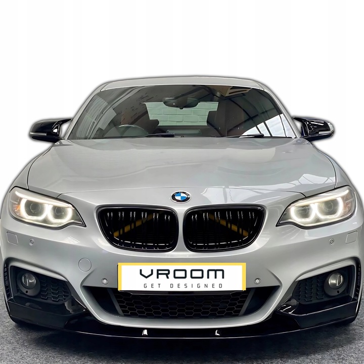 фото №11, Накладка бампера сплиттер bmw f22 f23 чёрный блеск m передней m набор