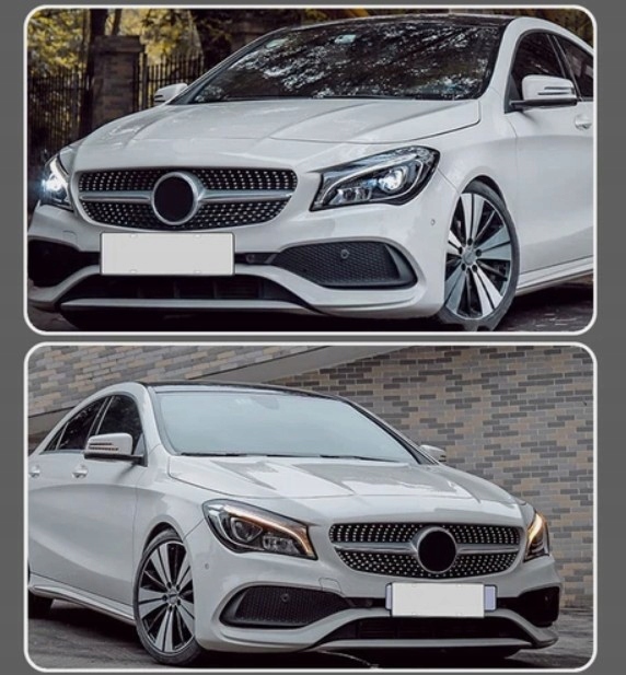 фото №14, Mercedes cla w117 рестайлинг led performance лампы перед led комплект правая левая
