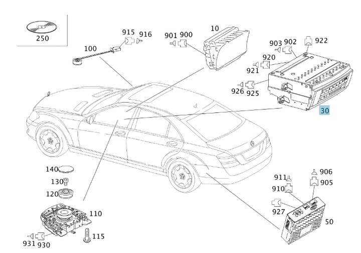 фото №8, Ремонт чейнджер cd mercedes s-klasa ntg3.5 w221 w216