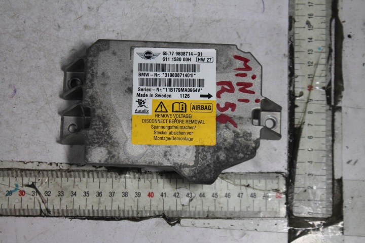 фото №1, Модуль датчик подушка 9808714 mini r56 r57 r60 08-13