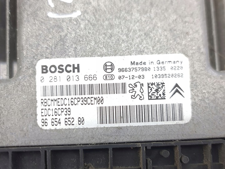 фото №10, Citroen c-crosser блок управления двигателя 2008 9665465280