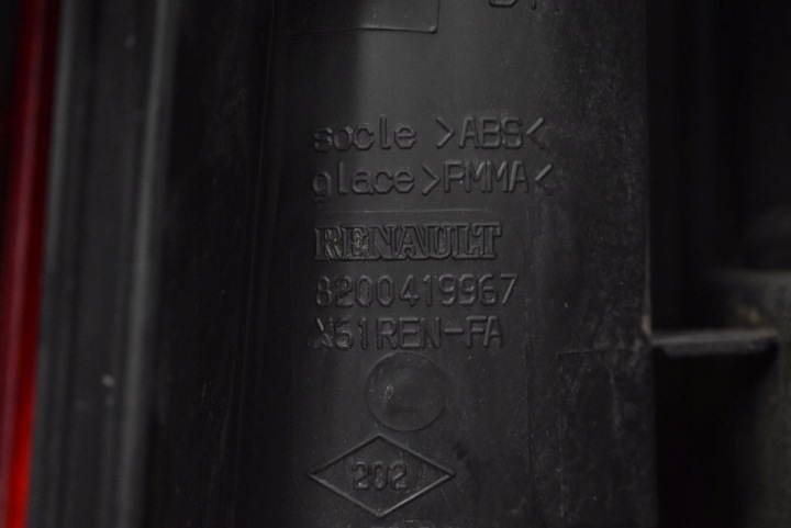 фото №6, Лампа права зад задня верхня 8200419967 renault kangoo 2 ii 07-13