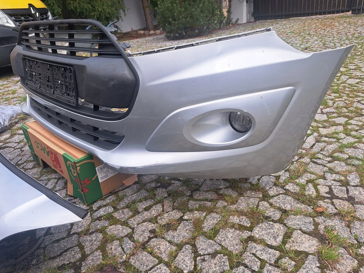 фото №12, Ford connect mk2 13-18 pas переднее бампер решётка радиатора замок лампы перед противотуманные фары