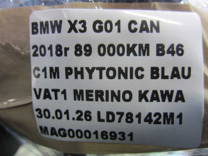 фото №11, Bmw x3 g01 g02 петля дверь петли левое зад задние сині 2штуки 7397383