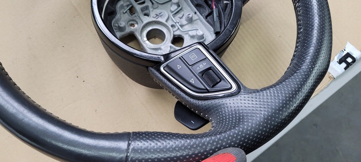 фото №11, A6 c7 4g рестайлинг руль кожа кожаный sline лепестки a7 4g