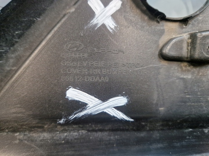 фото №12, Hyundai kona i 1 электрический рестайлинг 20- бампер задний зад 86612-ddaa0