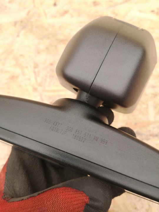 фото №6, Vw polo 2g зеркало внутренние заднего вида корпус 3g0857511am
