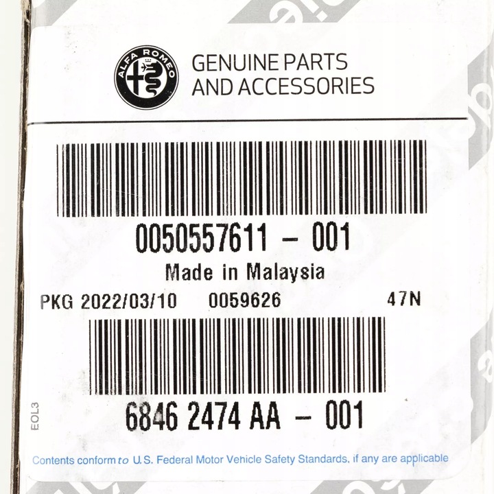 фото №9, Оригінальні важіль двірники alfa stelvio зад