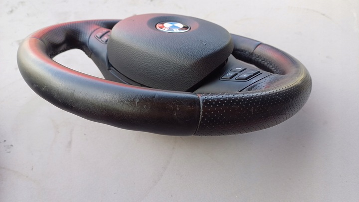 фото №10, Bmw e90 e91 e92 кермо м-пакет з подушка чорна шкіра sport оригінал