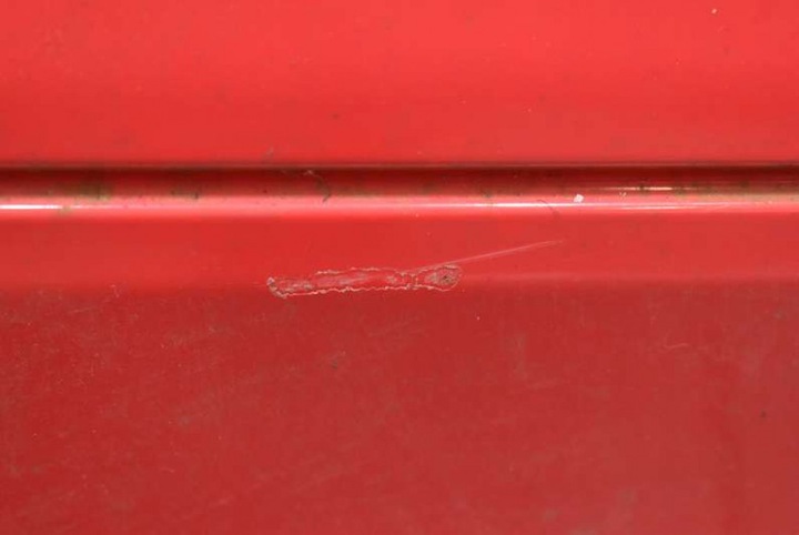 фото №3, Дверь левая перед передние красный smart fortwo 1 i 98-02