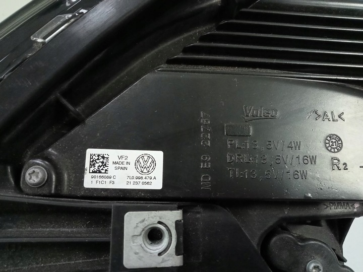 фото №9, Vw t6 рестайлінг t6.1 19-23 лампа правий перед повний led 7l1941036d