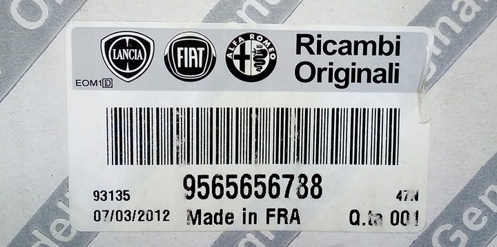 фото №6, Оригінал fiat насос води 9565656788