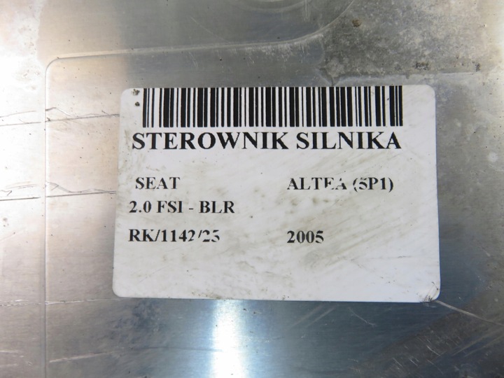 фото №3, Блок керування seat altea 2.0 fsi 06f906056ba 0261s02047