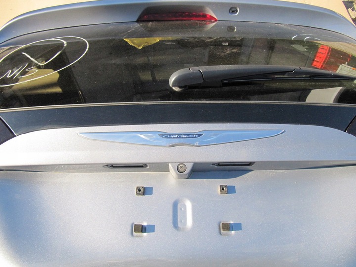 фото №11, Chrysler pacifica 17- psc крышка зад задняя серебряная камера стекло накладка