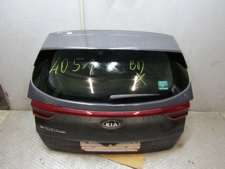 фото №2, Kia sportage iv рестайлинг 19r крышка багажника зад задняя заднее h8 з стекло стекло